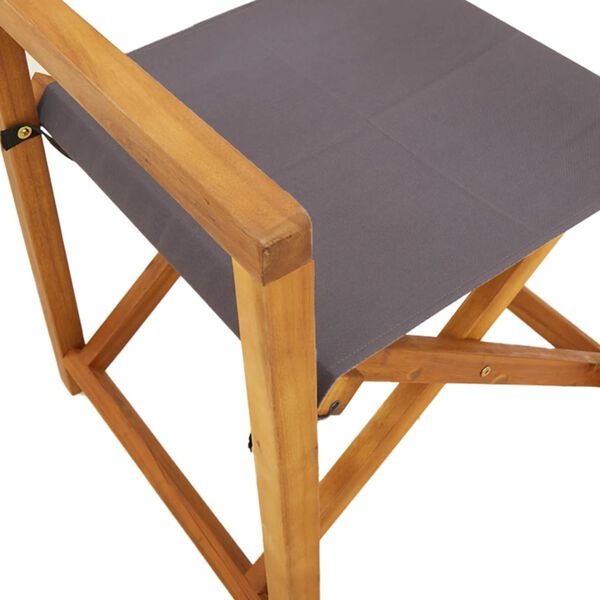 Tuinstoelen (4x) Inklapbaar Donkergrijs - 35% Korting!