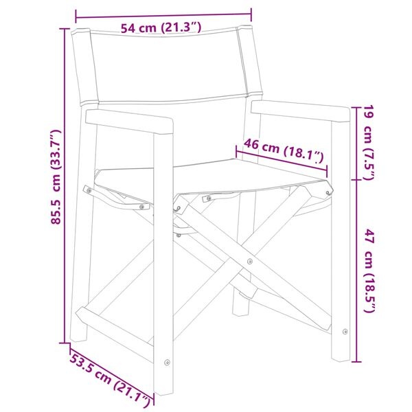 Tuinstoelen (4x) Inklapbaar Donkergrijs - 35% Korting!