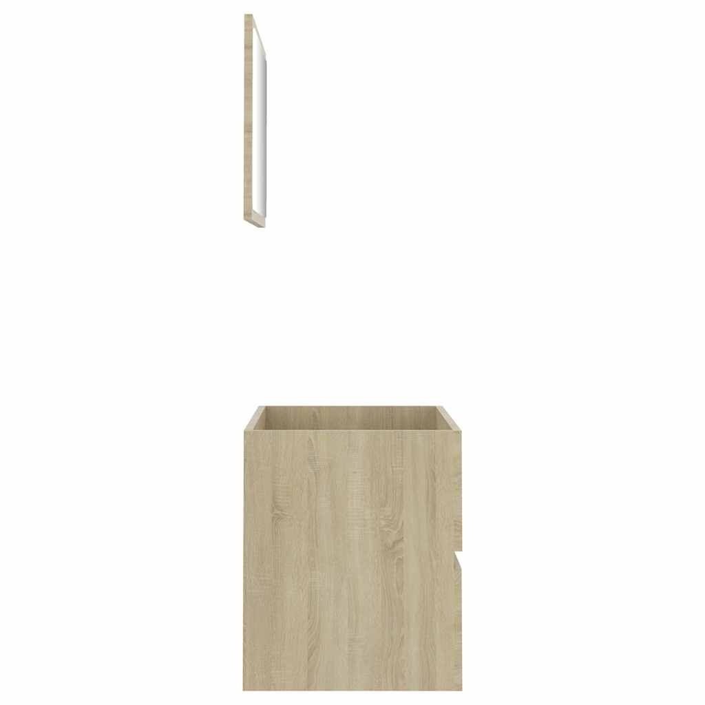 vidaXL Badkamermeubelset Sonoma Eiken - 35% Korting!