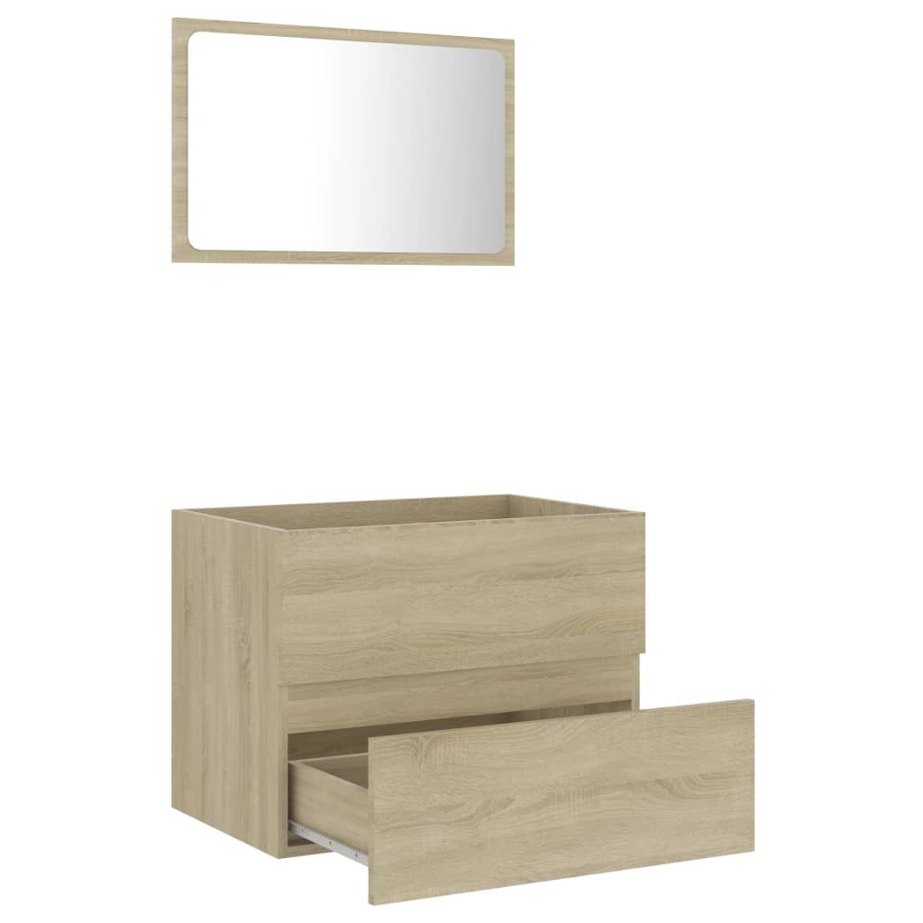 vidaXL Badkamermeubelset Sonoma Eiken - 35% Korting!