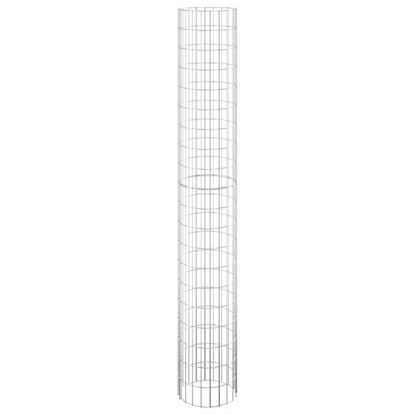 vidaXL Gabion Paal Ø30x200cm - Gegalvaniseerd - 35% Korting!