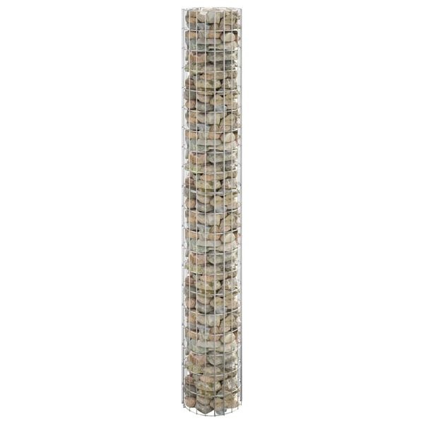vidaXL Gabion Paal Ø30x200cm - Gegalvaniseerd - 35% Korting!