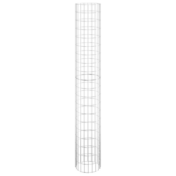 vidaXL Gabion Paal Ø30x200cm - Gegalvaniseerd - 35% Korting!