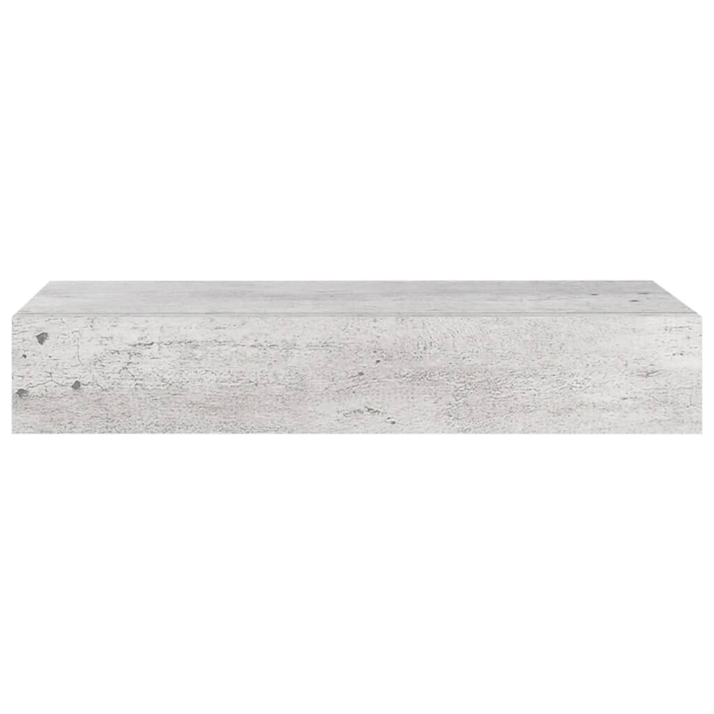 Wandschap met Lade Betongrijs 60cm - 35% Korting!