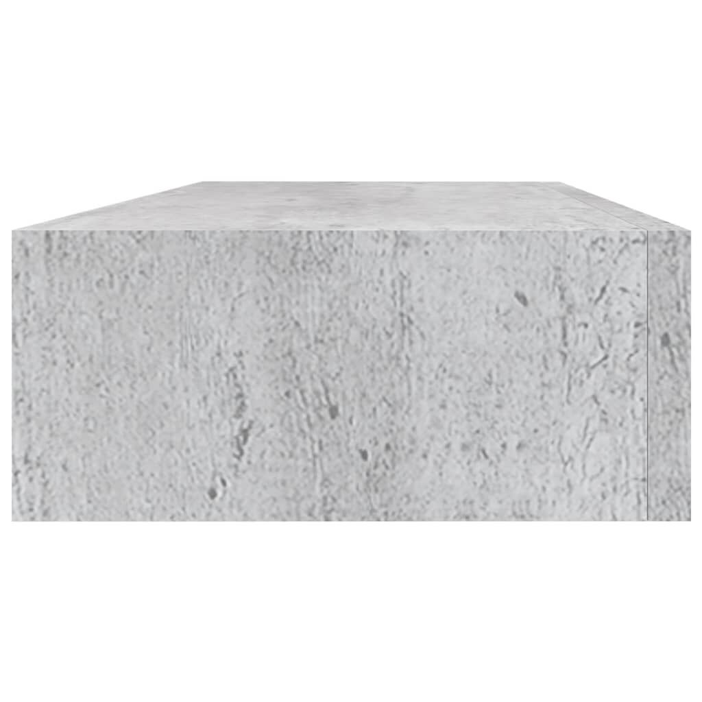 Wandschap met Lade Betongrijs 60cm - 35% Korting!