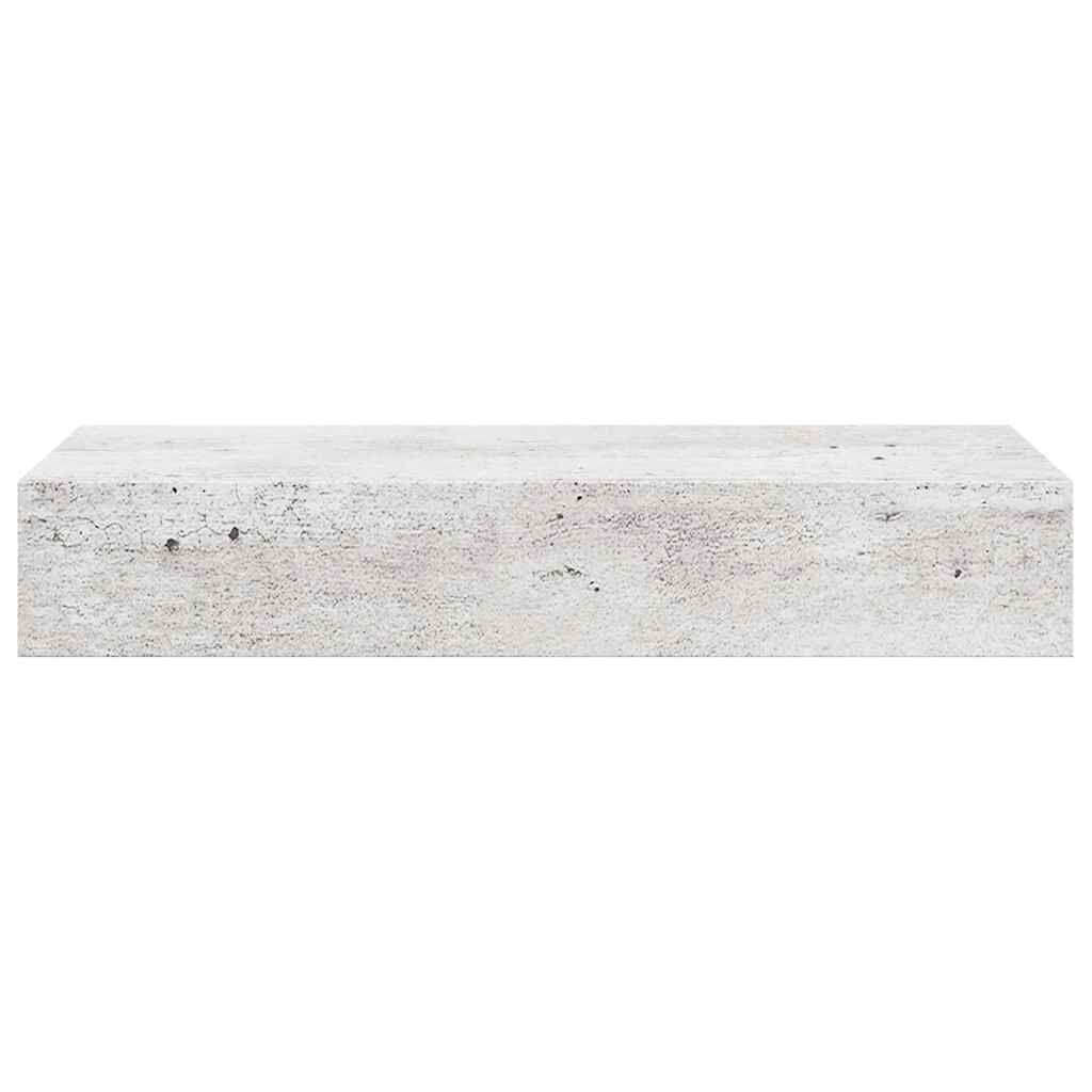 Wandschap met Lade Betongrijs 60cm - 35% Korting!