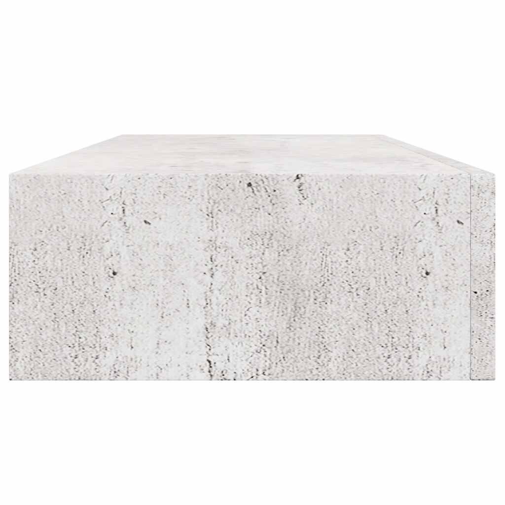 Wandschap met Lade Betongrijs 60cm - 35% Korting!