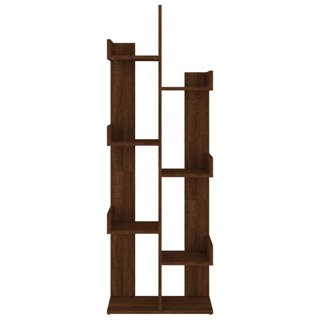 vidaXL Boekenkast Boom Bruineiken 48x25,5x140cm -35% Korting!