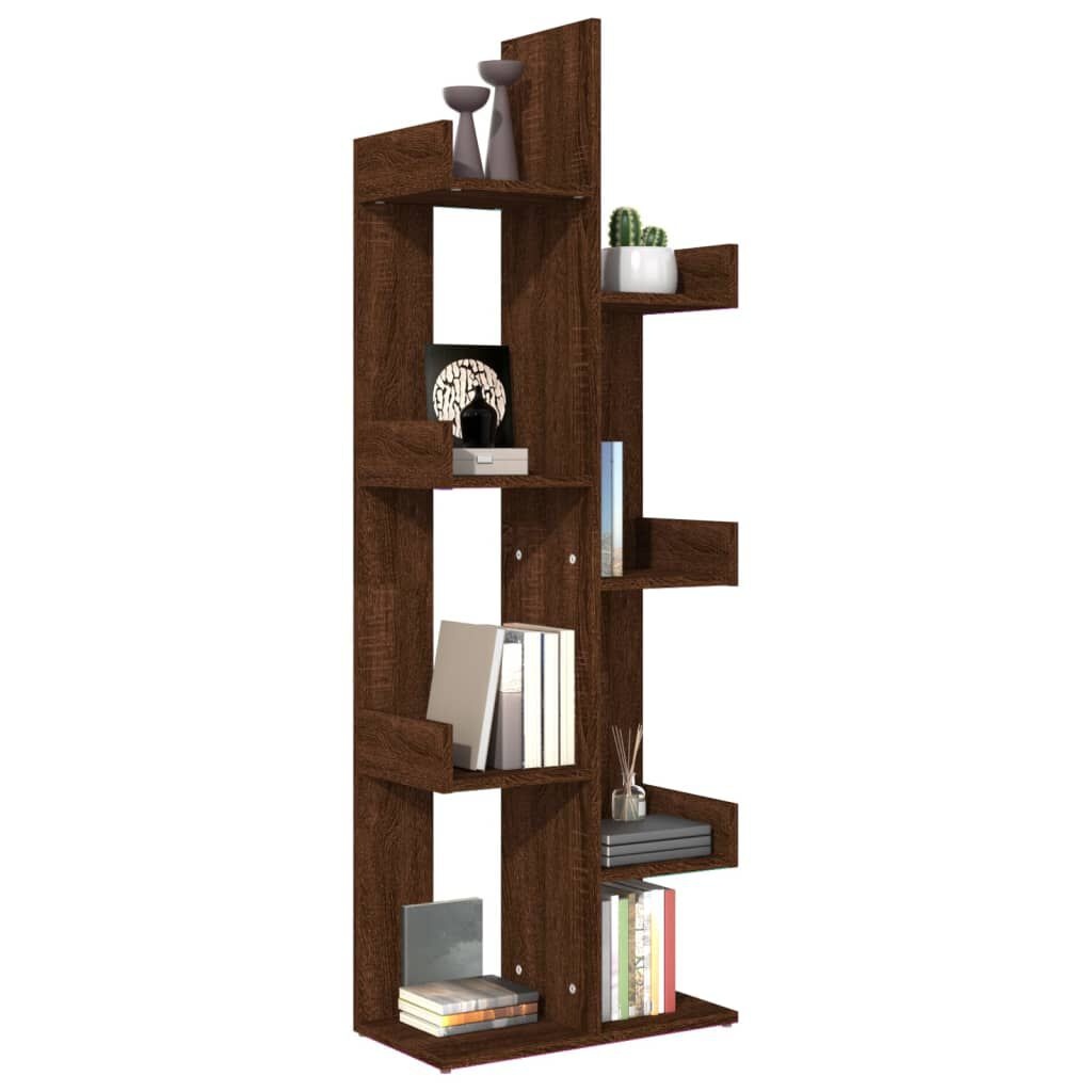 vidaXL Boekenkast Boom Bruineiken 48x25,5x140cm -35% Korting!
