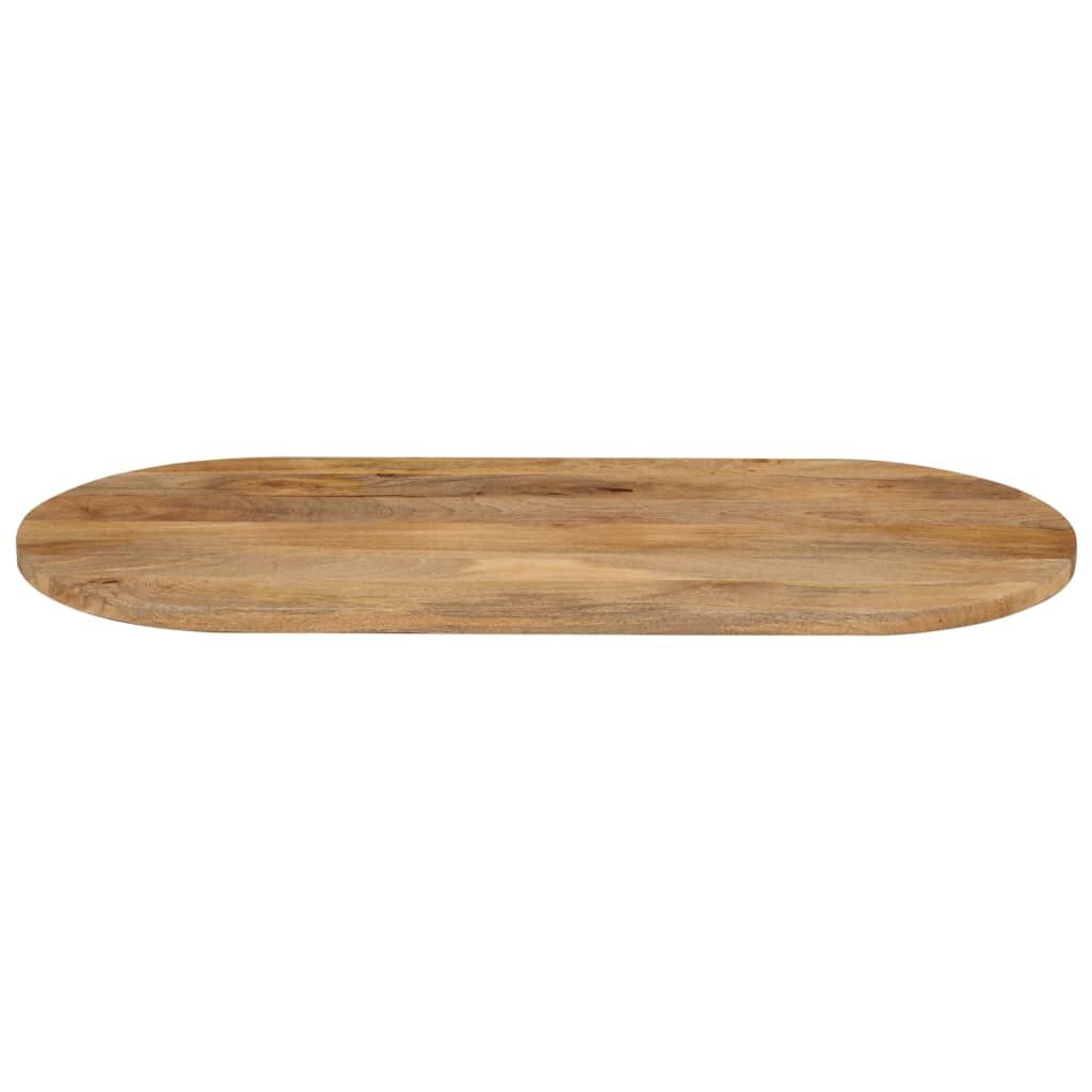 VidaXL Ovaal Tafelblad Mangohout 100x50cm -35% Korting!