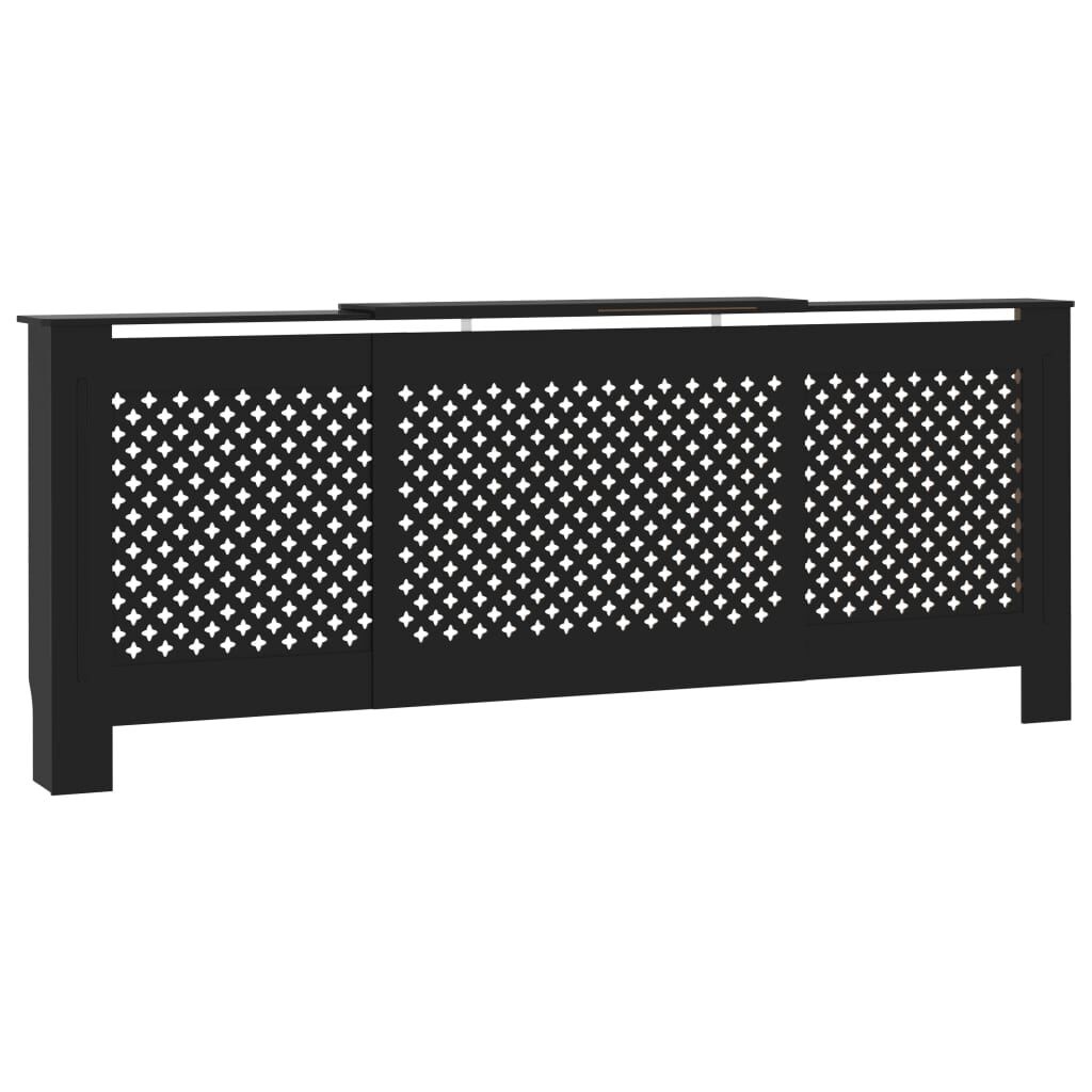 vidaXL Radiatorombouw Zwart 205cm - 35% Korting! (Gemonteerd)