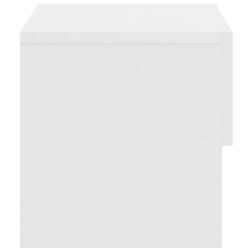 Wandnachtkastjes (2x) Hoogglans Wit - 35% Korting!