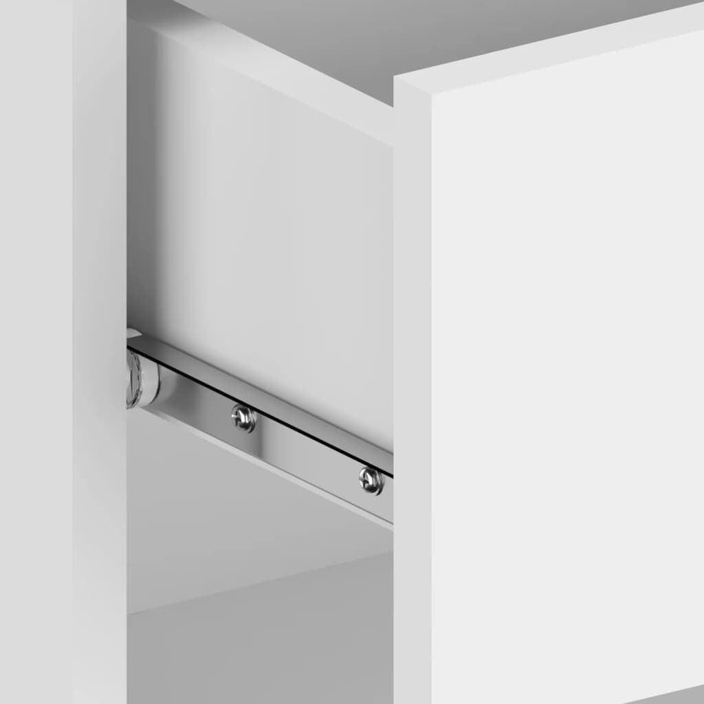 Wandnachtkastjes (2x) Hoogglans Wit - 35% Korting!