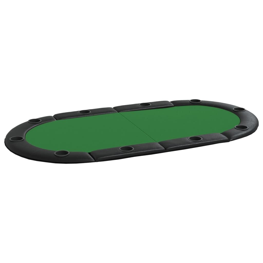 Pokertafelblad Inklapbaar 10 Pers. Groen -35%