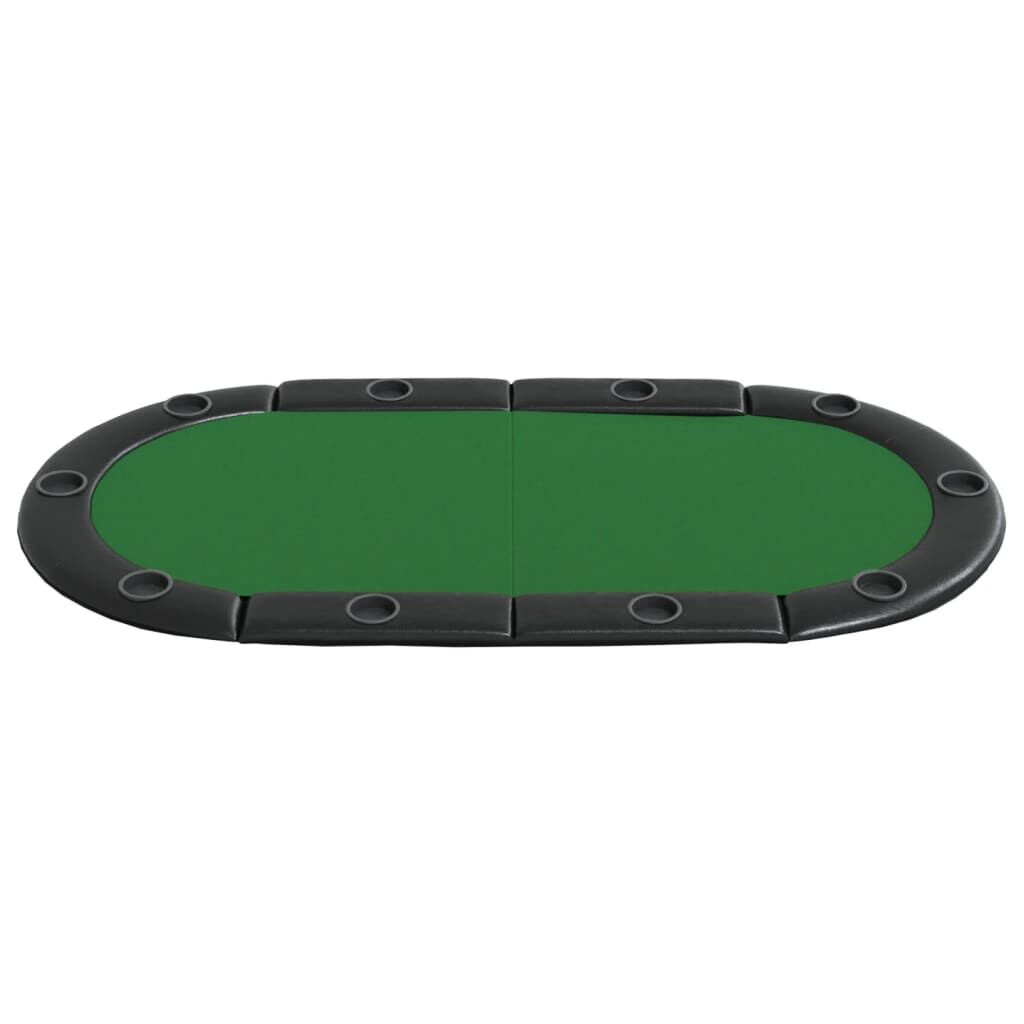 Pokertafelblad Inklapbaar 10 Pers. Groen -35%