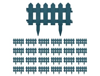 vidaXL Gazonranden 10m (25 stuks) Groen - 42% Korting!