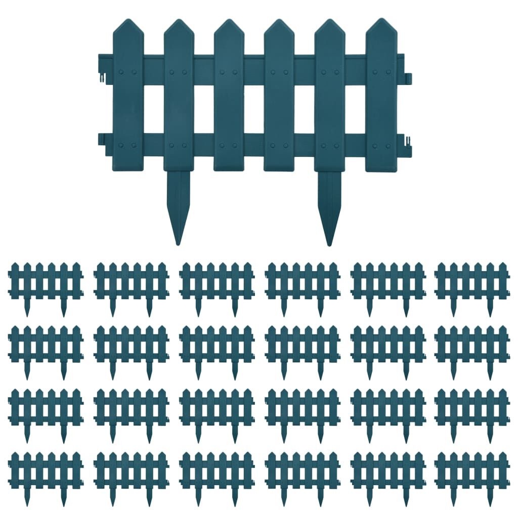 vidaXL Gazonranden 10m (25 stuks) Groen - 42% Korting!