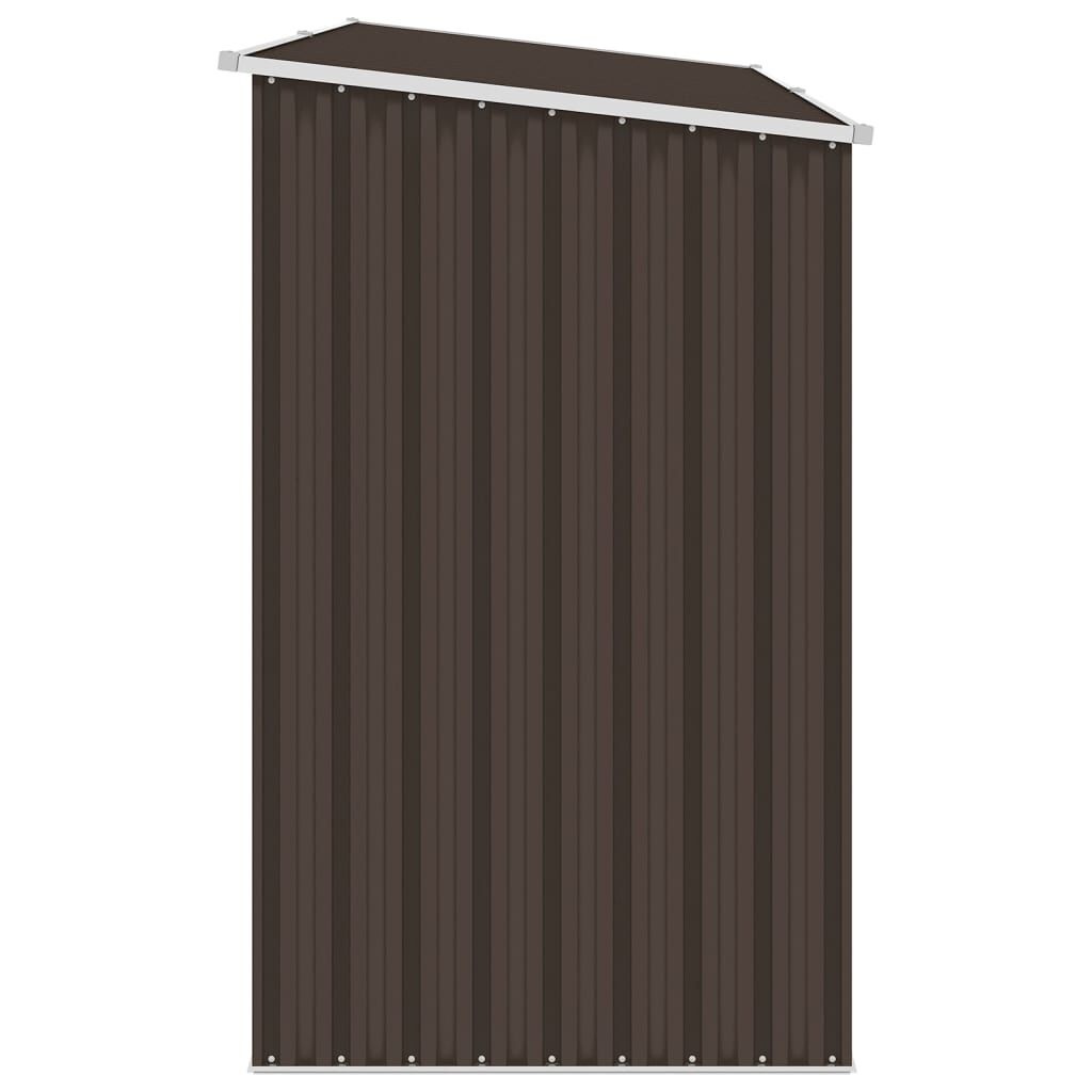 vidaXL Brandhoutschuur 245x98x159cm Bruin - 55% Korting!