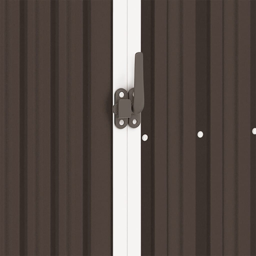 vidaXL Brandhoutschuur 245x98x159cm Bruin - 55% Korting!