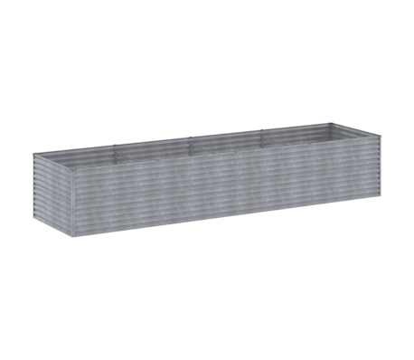 vidaXL Plantenbak verhoogd 386x100x69 cm cortenstaal