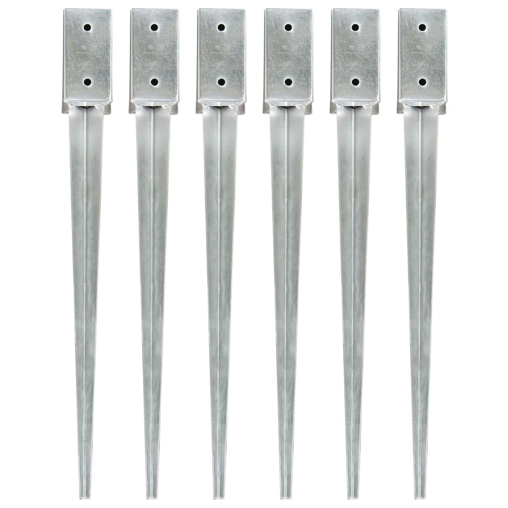 VidaXL Grondpinnen 6st 75cm Gegalvaniseerd - 35% Korting!