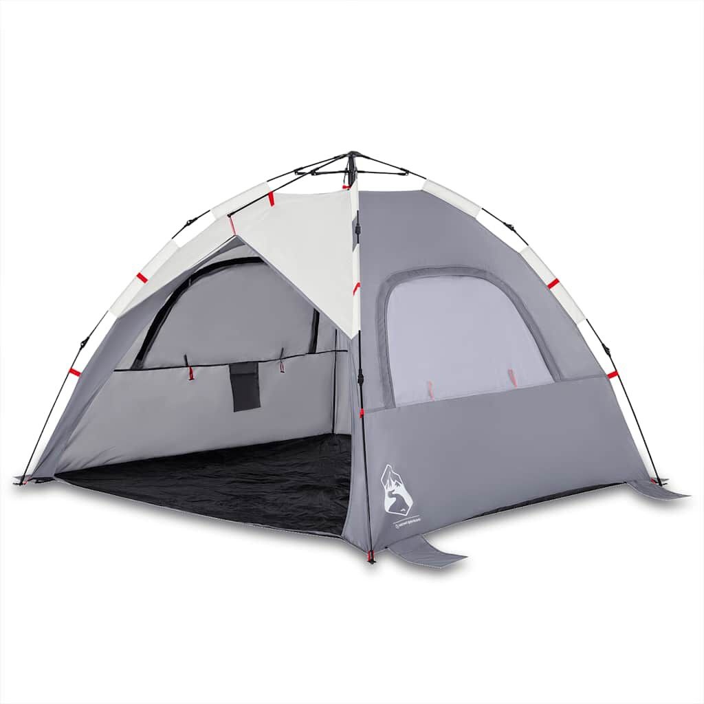 Strandtent 3-persoons Grijs - 35% Korting!