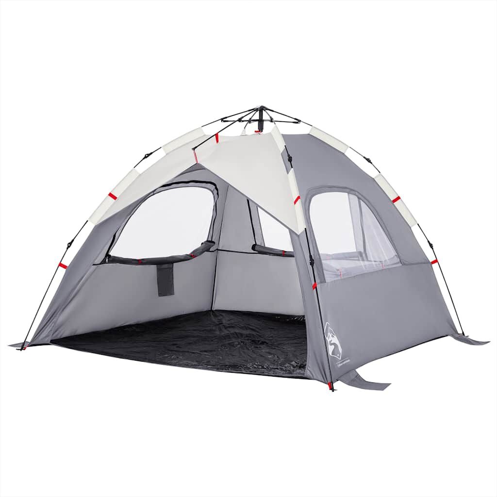 Strandtent 3-persoons Grijs - 35% Korting!