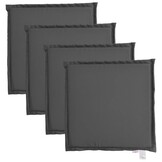 vidaXL Tuinkussens 4x Antraciet 45x45cm -42%! Gebruikt