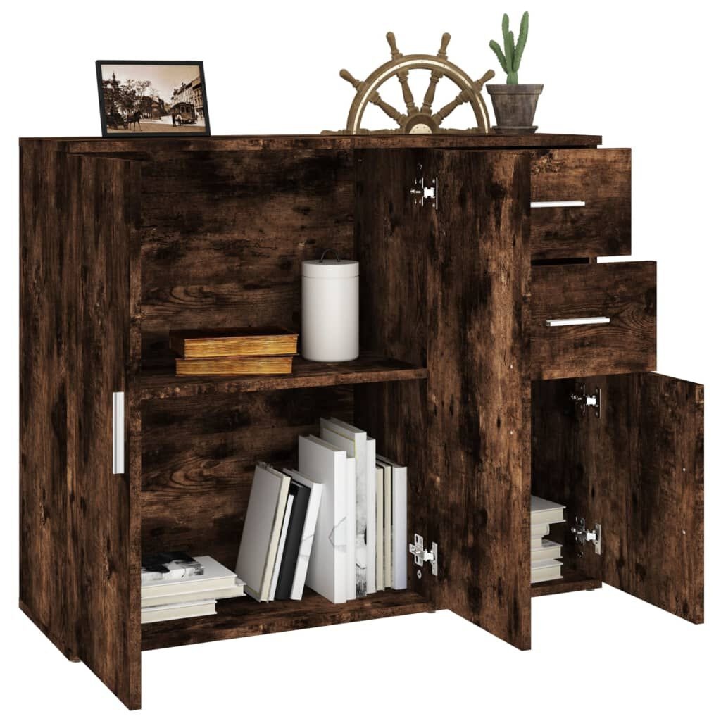 Dressoir Gerookt Eiken 91cm - 35% Korting! OP=OP