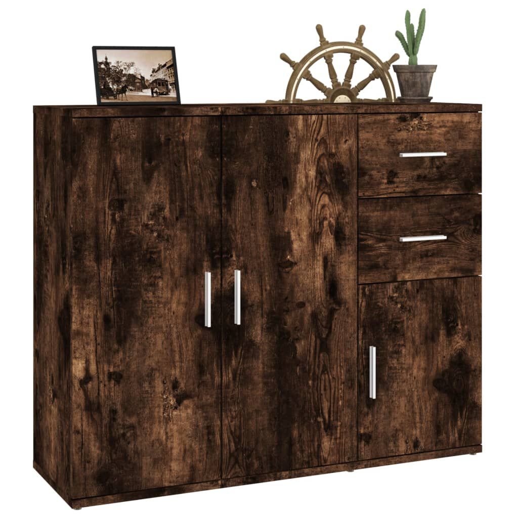 Dressoir Gerookt Eiken 91cm - 35% Korting! OP=OP
