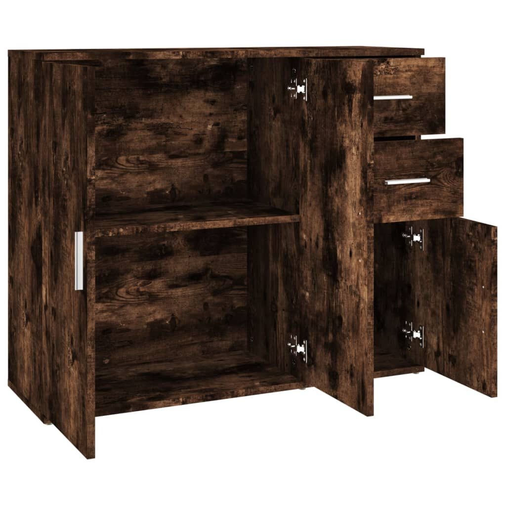 Dressoir Gerookt Eiken 91cm - 35% Korting! OP=OP