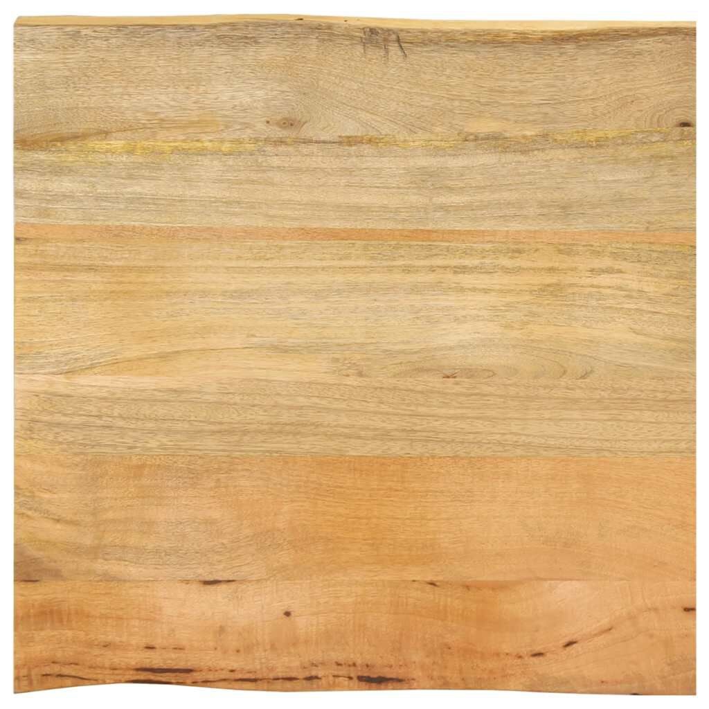VidaXL Tafelblad Mango 40x40cm - Natuurlijke Rand - 35% Korting!