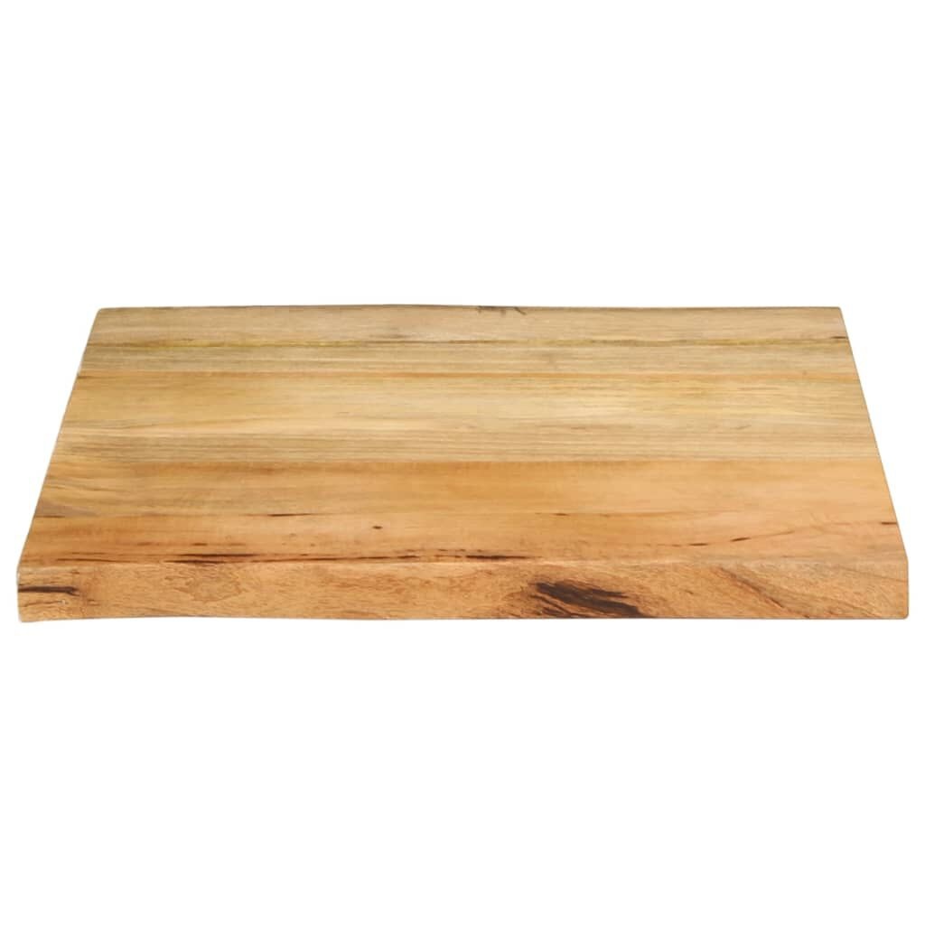 VidaXL Tafelblad Mango 40x40cm - Natuurlijke Rand - 35% Korting!
