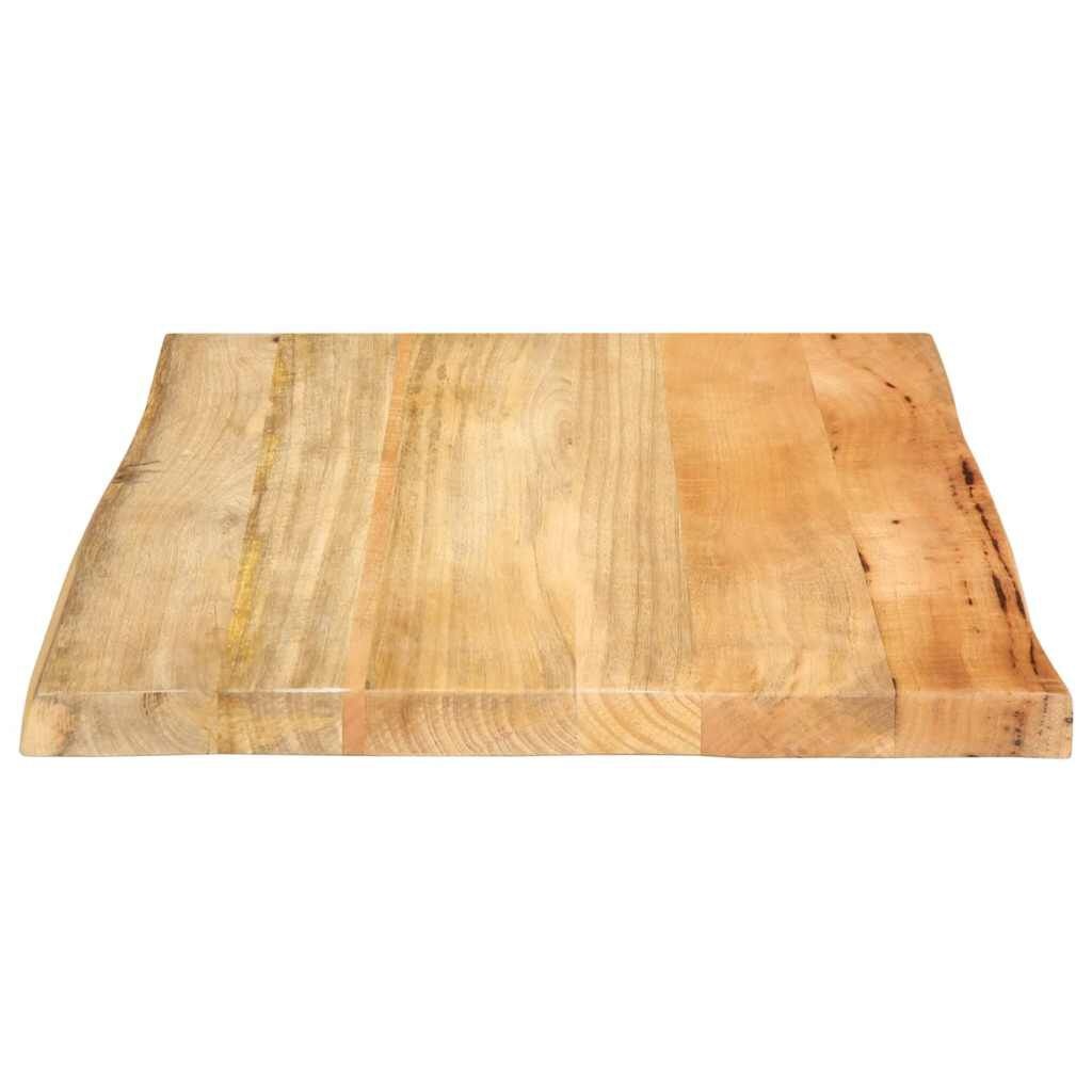 VidaXL Tafelblad Mango 40x40cm - Natuurlijke Rand - 35% Korting!