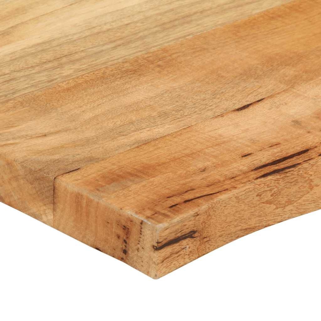VidaXL Tafelblad Mango 40x40cm - Natuurlijke Rand - 35% Korting!