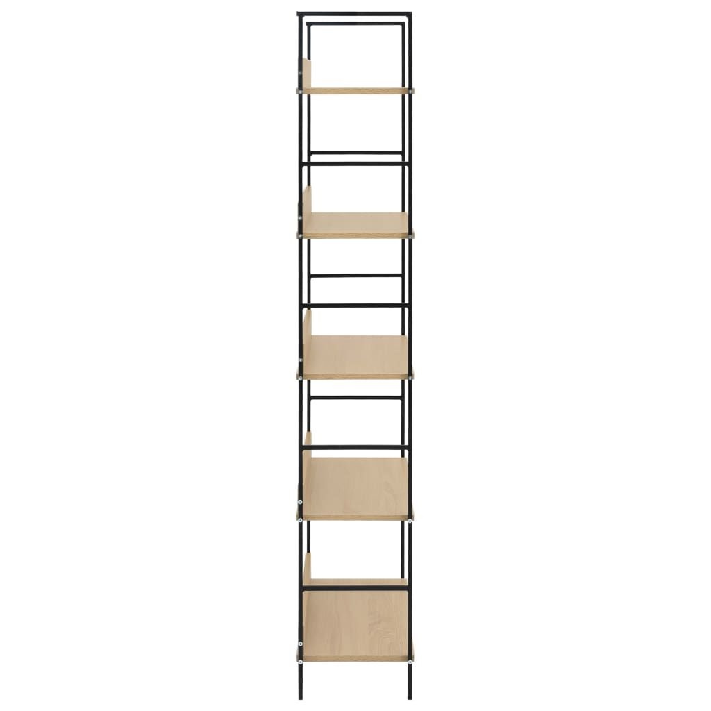vidaXL Boekenkast Eiken - 5 Schappen - 35% Korting!