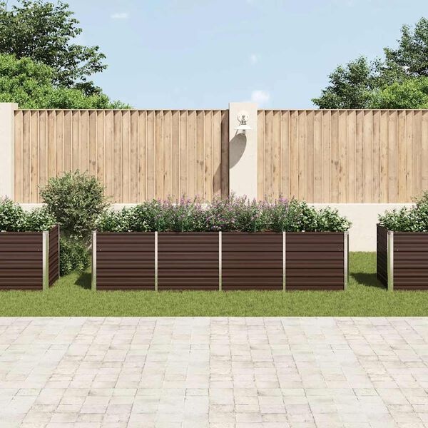 VidaXL Plantenbak Verhoogd 320cm Bruin - 35% Korting!