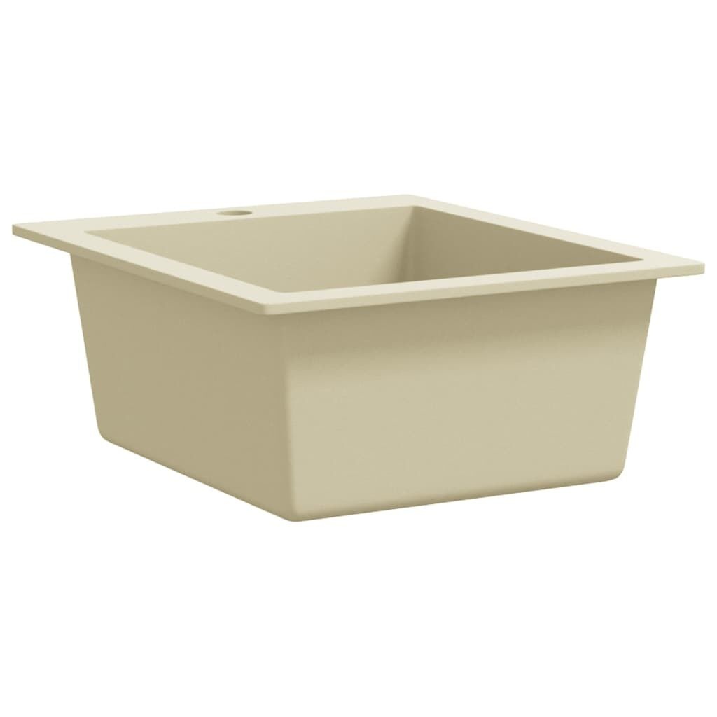 vidaXL Granieten Gootsteen Beige - 35% Korting!
