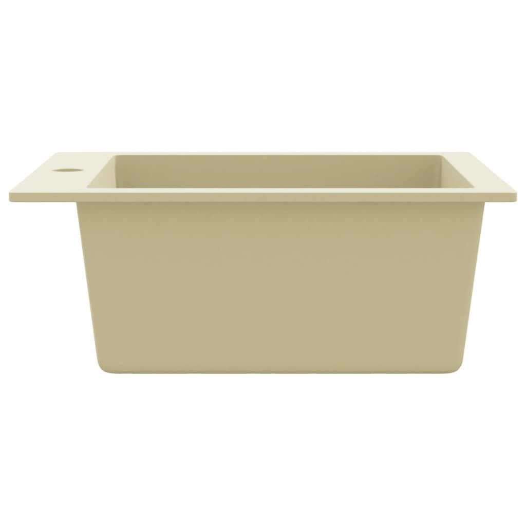 vidaXL Granieten Gootsteen Beige - 35% Korting!
