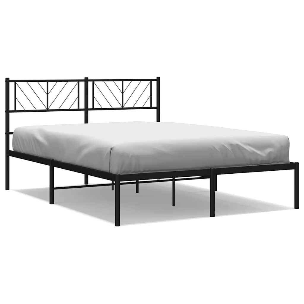 VidaXL Bedframe 135x190 Zwart - 55% Korting! (Zonder verpakking)