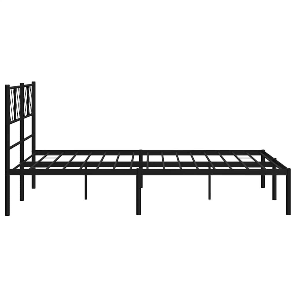 VidaXL Bedframe 135x190 Zwart - 55% Korting! (Zonder verpakking)