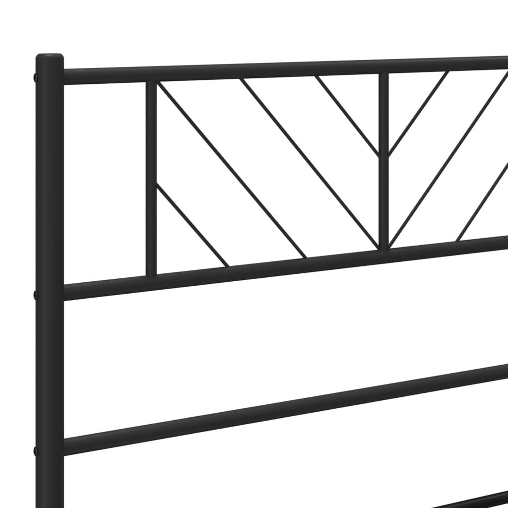 VidaXL Bedframe 135x190 Zwart - 55% Korting! (Zonder verpakking)
