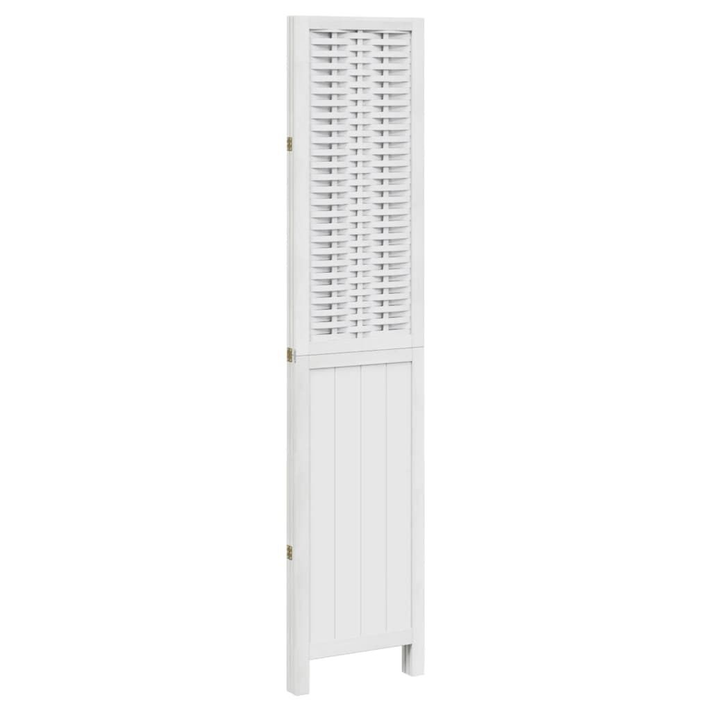 Kamerscherm Wit Paulowniahout 3 Panelen -35% Korting!