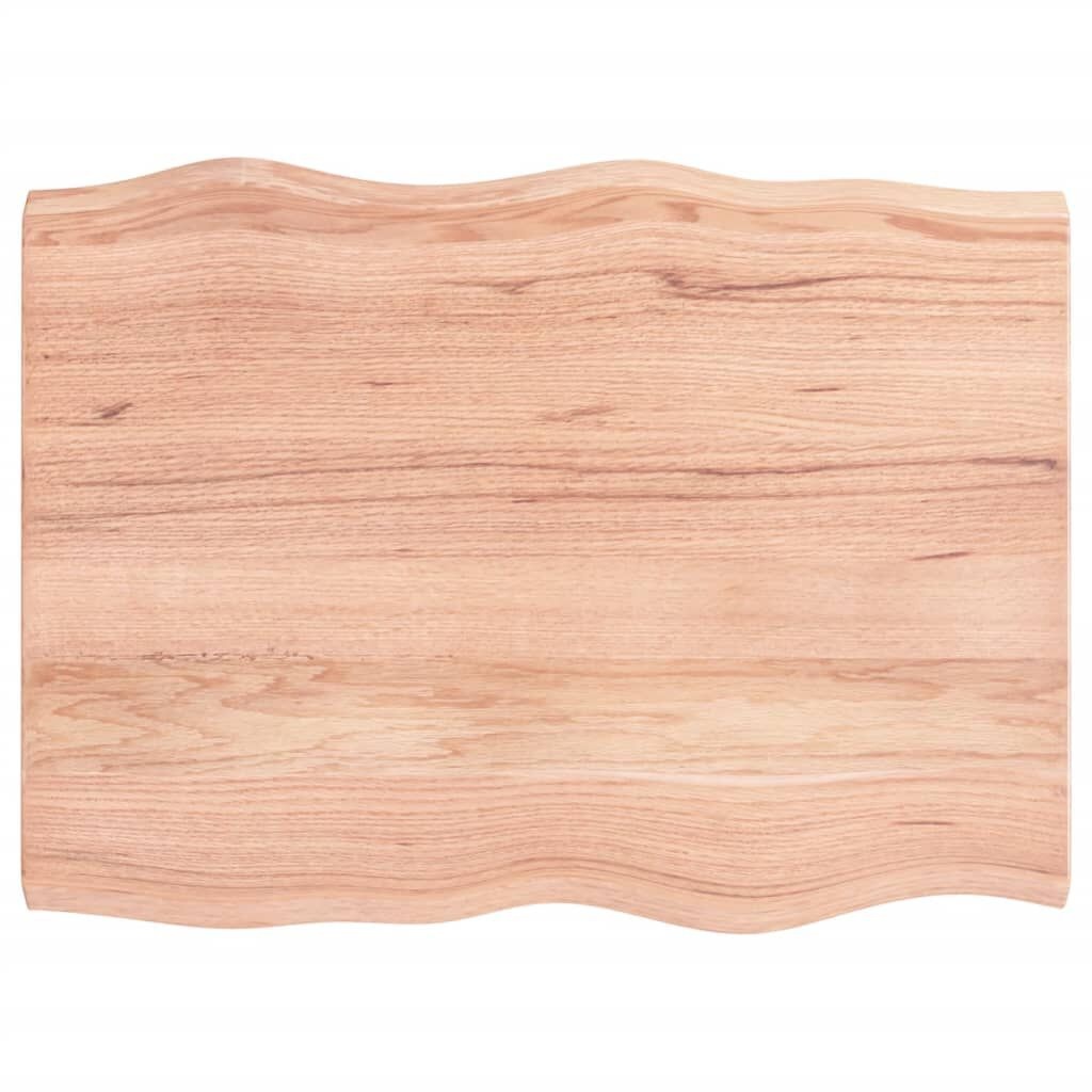 Eiken Tafelblad 80x60cm Natuurlijke Rand - 50% Korting!