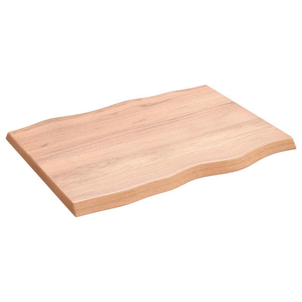 Eiken Tafelblad 80x60cm Natuurlijke Rand - 50% Korting!