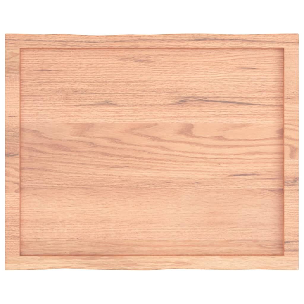 Eiken Tafelblad 80x60cm Natuurlijke Rand - 50% Korting!