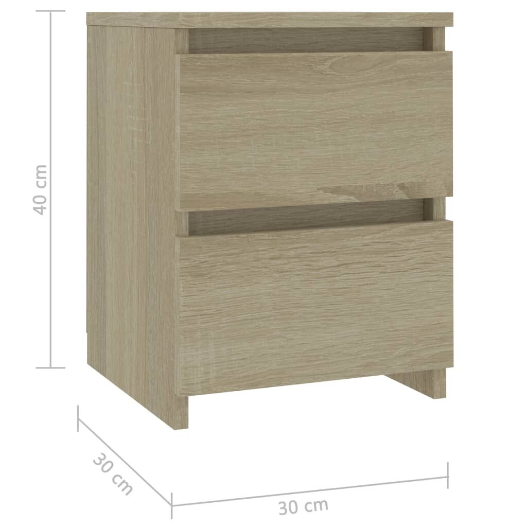 Nachtkastje Sonoma Eiken - 60% Korting! (Schroeven Missen Mglk)
