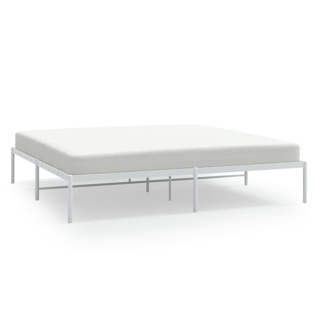 VidaXL Bedframe 180x200 Wit - 60% Korting! (Zonder Montage)