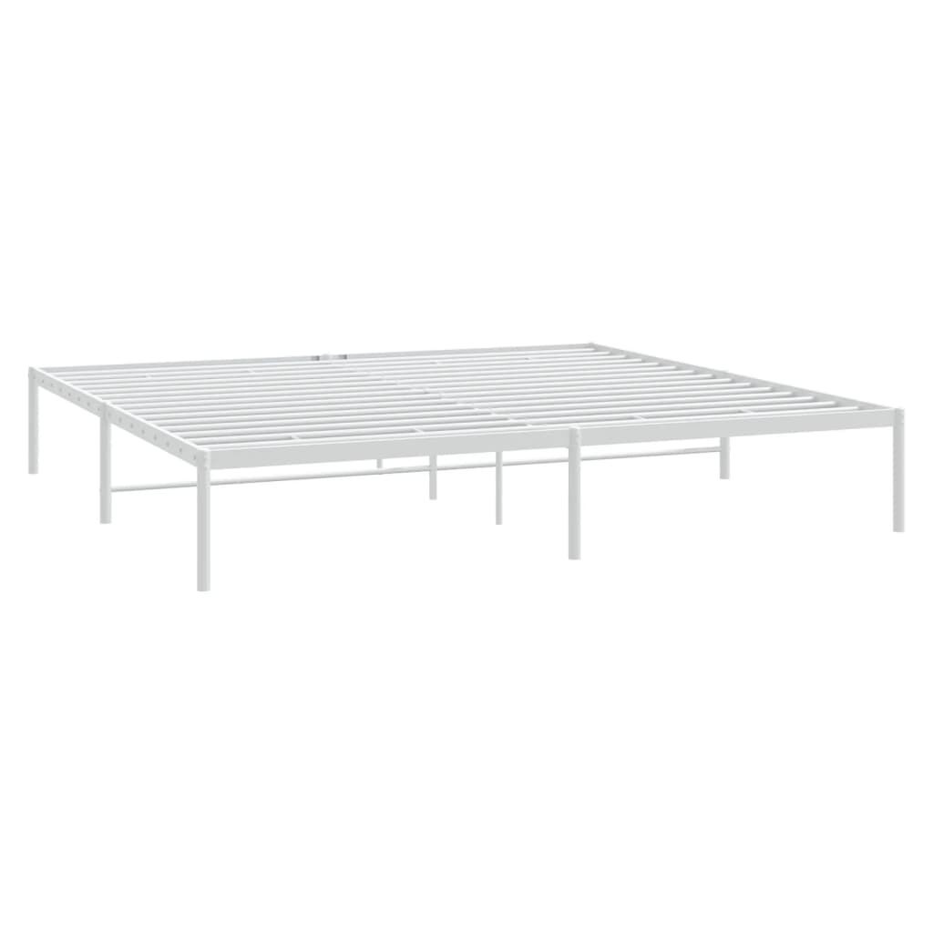 VidaXL Bedframe 180x200 Wit - 60% Korting! (Zonder Montage)