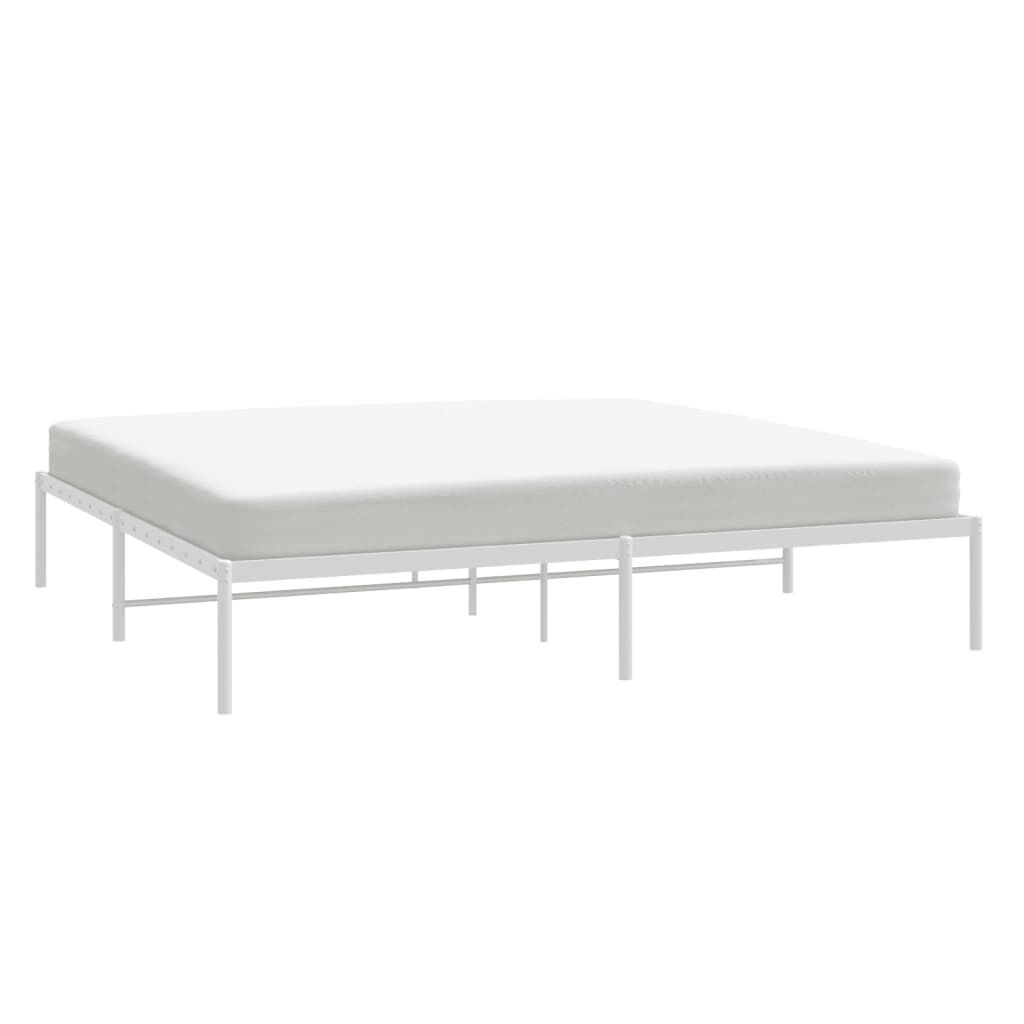 VidaXL Bedframe 180x200 Wit - 60% Korting! (Zonder Montage)